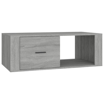 Sohvapöytä harmaa Sonoma 100x50,5x35 cm tekninen puu