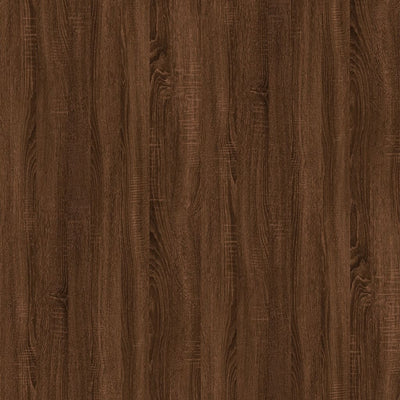 Sohvapöytä ruskea tammi 100x50,5x35 cm tekninen puu