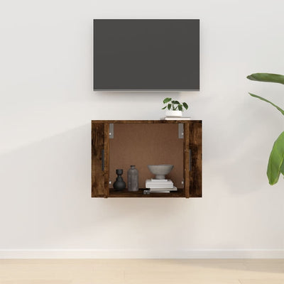 Seinäkiinnitettävä TV-taso savutammi 57x34,5x40 cm
