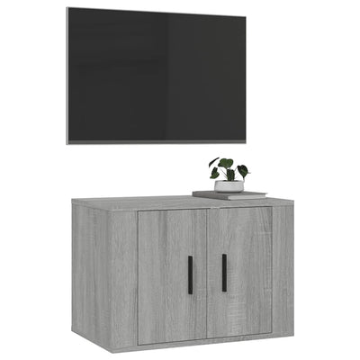 Seinäkiinnitettävä TV-taso harmaa Sonoma 57x34,5x40 cm