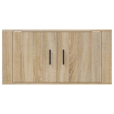 Seinäkiinnitettävä TV-taso Sonoma-tammi 80x34,5x40 cm