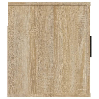 Seinäkiinnitettävä TV-taso Sonoma-tammi 80x34,5x40 cm