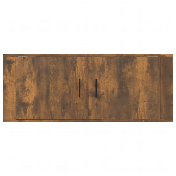 Seinäkiinnitettävä TV-taso savutammi 100x34,5x40 cm