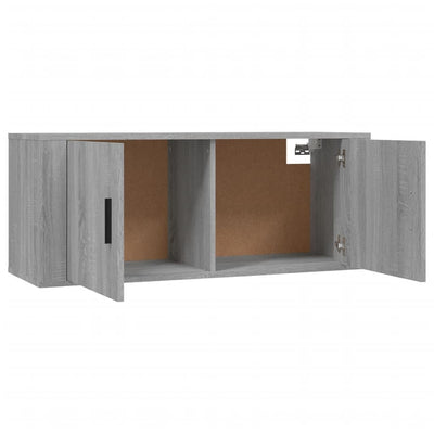 Seinäkiinnitettävä TV-taso Sonoma-tammi 100x34,5x40 cm