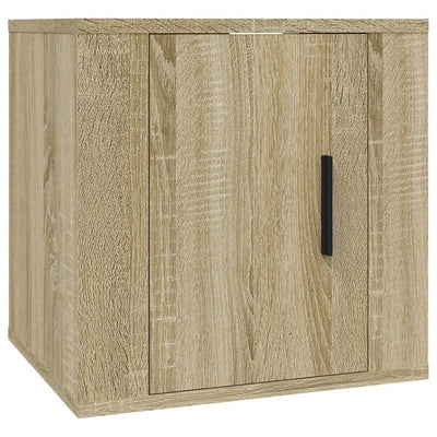 Seinäkiinnitettävät TV-tasot 2 kpl Sonoma-tammi 40x34,5x40 cm
