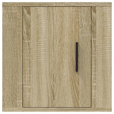 Seinäkiinnitettävät TV-tasot 2 kpl Sonoma-tammi 40x34,5x40 cm