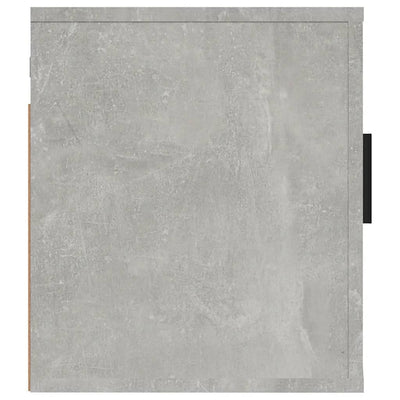 Seinäkiinnitettävät TV-tasot 2 kpl betoninharmaa 40x34,5x40 cm