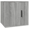 Seinäkiinnitettävät TV-tasot 2 kpl harmaa Sonoma 40x34,5x40 cm