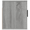 Seinäkiinnitettävät TV-tasot 2 kpl harmaa Sonoma 40x34,5x40 cm