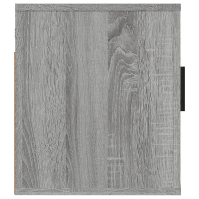 Seinäkiinnitettävät TV-tasot 2 kpl harmaa Sonoma 40x34,5x40 cm
