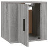 Seinäkiinnitettävät TV-tasot 2 kpl harmaa Sonoma 40x34,5x40 cm