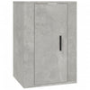 Seinäkiinnitettävät TV-tasot 2 kpl betoninharmaa 40x34,5x60 cm