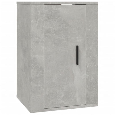 Seinäkiinnitettävät TV-tasot 2 kpl betoninharmaa 40x34,5x60 cm