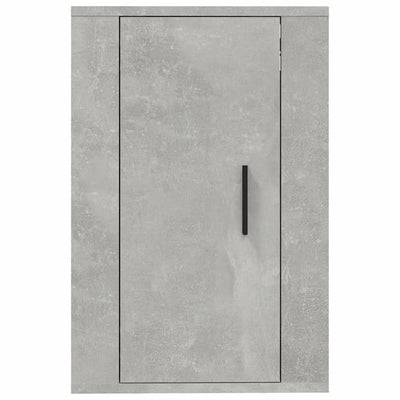 Seinäkiinnitettävät TV-tasot 2 kpl betoninharmaa 40x34,5x60 cm