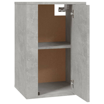 Seinäkiinnitettävät TV-tasot 2 kpl betoninharmaa 40x34,5x60 cm