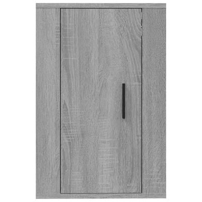 Seinäkiinnitettävät TV-tasot 2 kpl harmaa Sonoma 40x34,5x60 cm