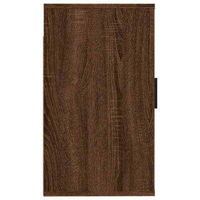 Seinäkiinnitettävät TV-tasot 2 kpl ruskea tammi 40x34,5x60 cm