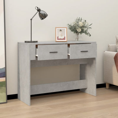 Sohvapöytä betoninharmaa 100x39x75 cm tekninen puu