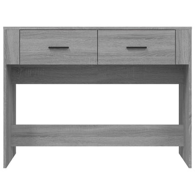 Konsolipöytä harmaa Sonoma 100x39x75 cm tekninen puu