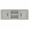 TV-taso betoninharmaa 100x31,5x35 cm tekninen puu