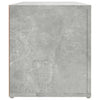 TV-taso betoninharmaa 100x31,5x35 cm tekninen puu