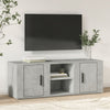 TV-taso betoninharmaa 100x31,5x35 cm tekninen puu