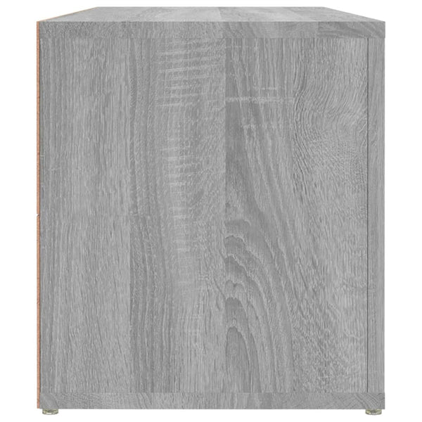 TV-taso harmaa Sonoma 100x31,5x35 cm tekninen puu