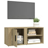 TV-taso Sonoma-tammi 80x31,5x36 cm tekninen puu