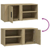 TV-taso Sonoma-tammi 80x31,5x36 cm tekninen puu