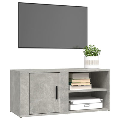 Seinäkaapit 2 kpl betoninharmaa 80x31,5x36 cm tekninen puu