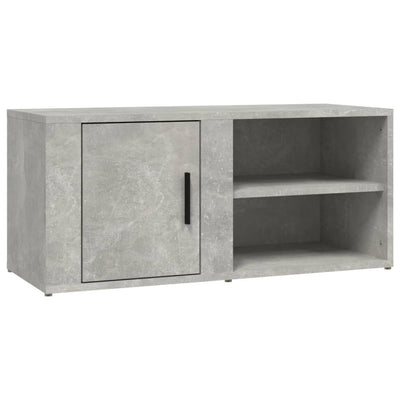 Seinäkaapit 2 kpl betoninharmaa 80x31,5x36 cm tekninen puu
