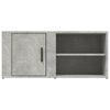 Seinäkaapit 2 kpl betoninharmaa 80x31,5x36 cm tekninen puu
