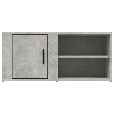 Seinäkaapit 2 kpl betoninharmaa 80x31,5x36 cm tekninen puu