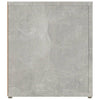 Seinäkaapit 2 kpl betoninharmaa 80x31,5x36 cm tekninen puu