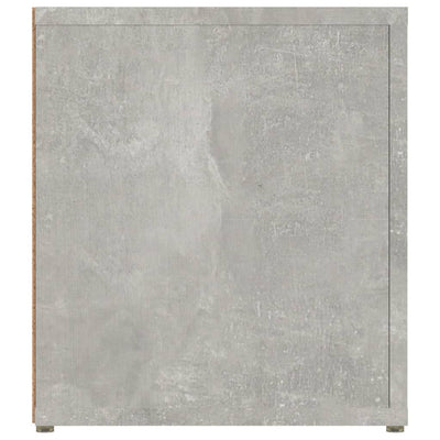 Seinäkaapit 2 kpl betoninharmaa 80x31,5x36 cm tekninen puu
