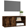 TV-kaapit 2 kpl savutammi 80x31,5x36 cm tekninen puu
