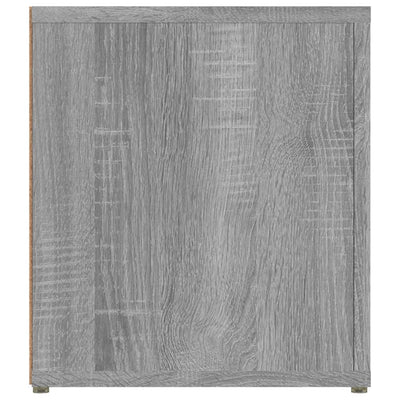 TV-taso harmaa Sonoma 80x31,5x36 cm tekninen puu