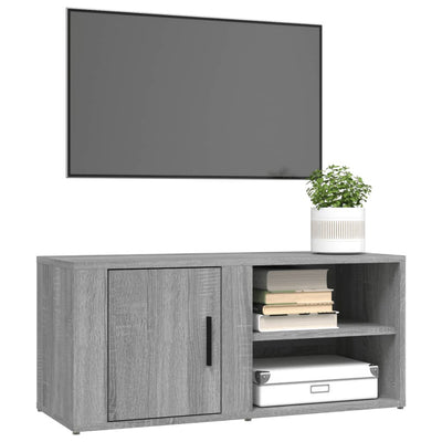 TV-tasot 2 kpl harmaa Sonoma 80x31,5x36 cm lastulevy