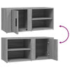 TV-tasot 2 kpl harmaa Sonoma 80x31,5x36 cm lastulevy