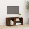 TV-taso ruskea tammi 80x31,5x36 cm tekninen puu