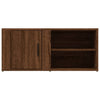 TV-taso ruskea tammi 80x31,5x36 cm tekninen puu
