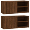 TV-kaapit 2 kpl ruskea tammi 80x31,5x36 cm tekninen puu