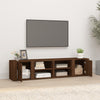 TV-kaapit 2 kpl ruskea tammi 80x31,5x36 cm tekninen puu