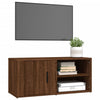 TV-kaapit 2 kpl ruskea tammi 80x31,5x36 cm tekninen puu