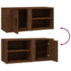 TV-kaapit 2 kpl ruskea tammi 80x31,5x36 cm tekninen puu