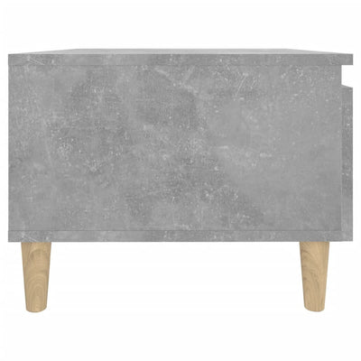Sivupöydät 2 kpl betoninharmaa 50x46x35 cm tekninen puu