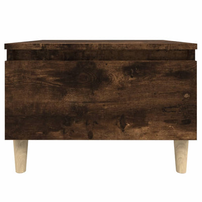 Sivupöydät 2 kpl savutammi 50x46x35 cm tekninen puu