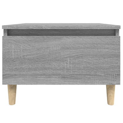 Sivupöydät 2 kpl harmaa Sonoma 50x46x35 cm tekninen puu