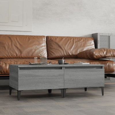 Harmaa sivupöydät Liubovi 50x46x35cm (2 kpl sonoma puinen)