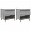 Harmaa yöpöydät Annemaria 50x46x50cm (2 kpl puinen)